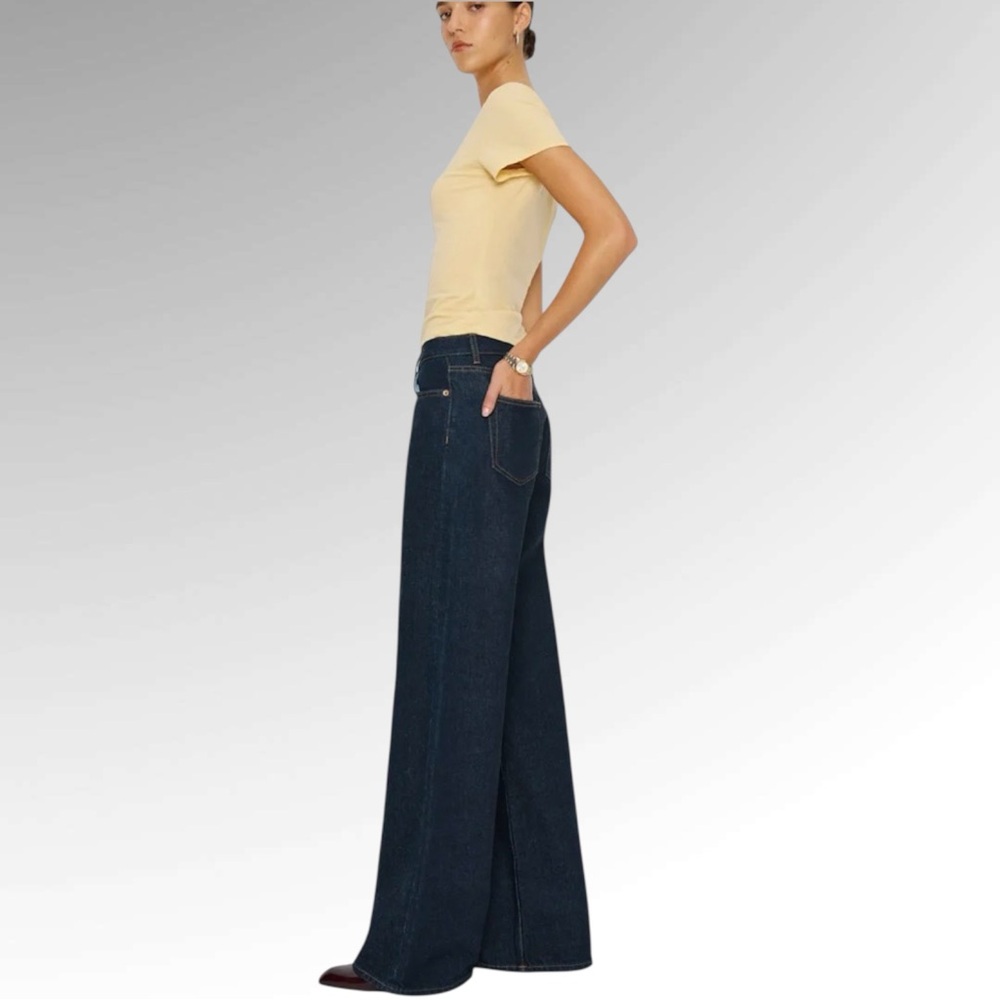Reformation Cary Low Rise Slouchy Wide Leg Jeans - Picture 3 of 16